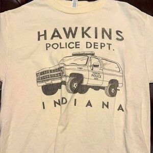 Hawkins Police Dept. T-Shirt - White